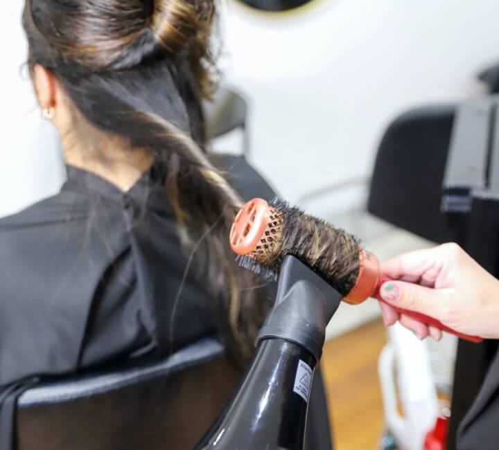 At hairdressers